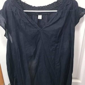 Old navy thin black blouse